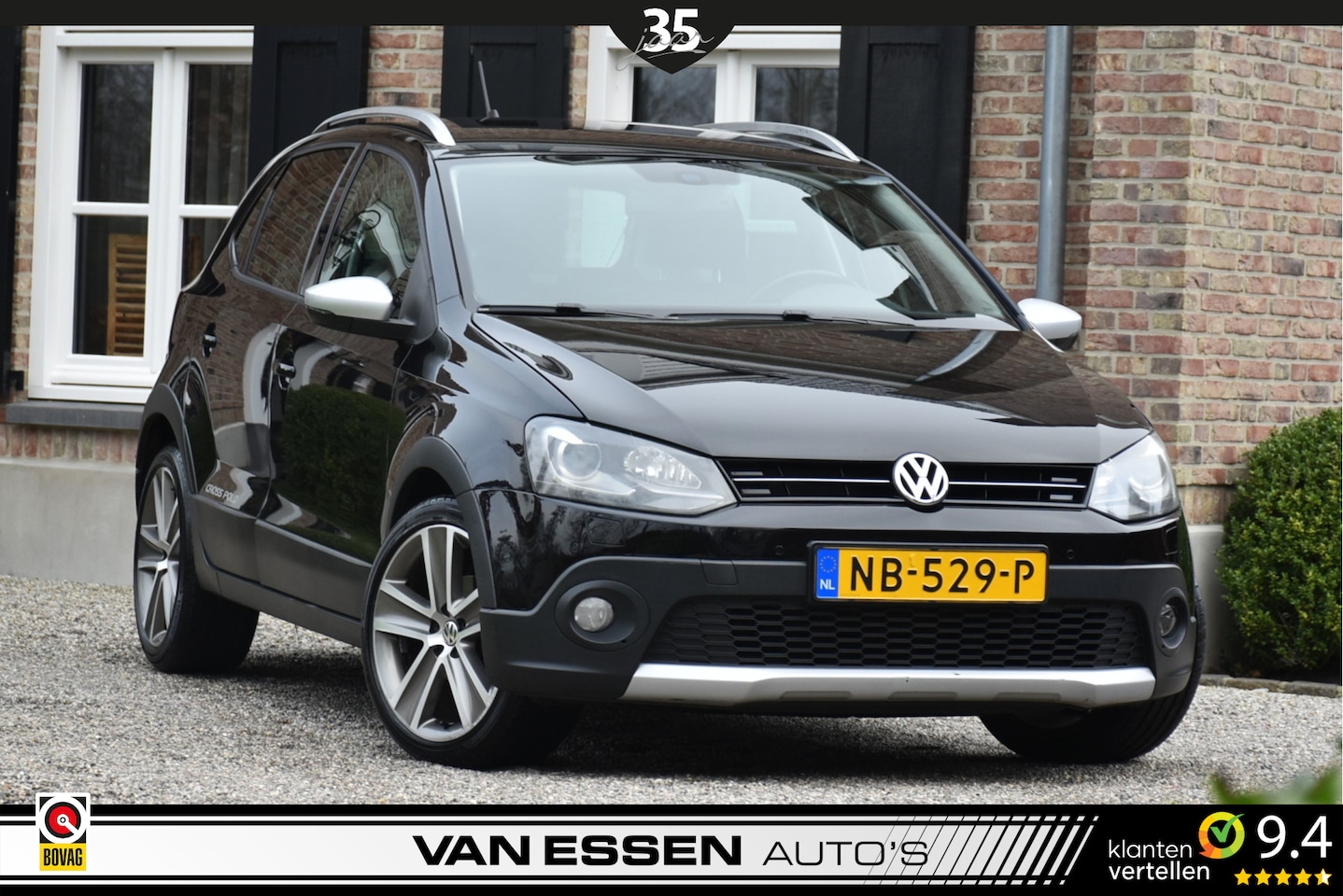 Volkswagen Polo - 1.2 TSI Cross DSG Navi Airco Stoelverwarming Cruise-C Nieuwe Ketting! - AutoWereld.nl