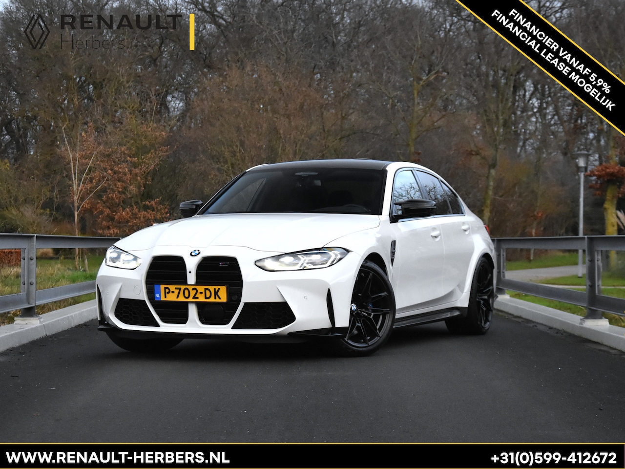 BMW M3 - 3-serie / Competition / Lasers / Harman Kardon / 360* CAM / Carplay / HUD - AutoWereld.nl