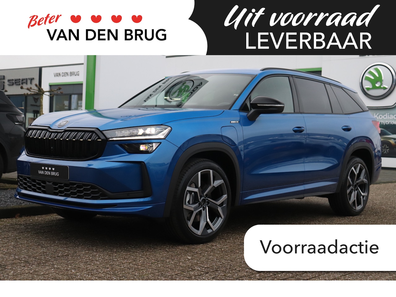 Skoda Kodiaq - 1.5 TSI PHEV 204PK Sportline Business | Panoramadak | Dynamic Chassis | Trekhaak | Achteru - AutoWereld.nl