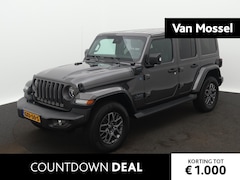 Jeep Wrangler Unlimited - 4xe 380 Sahara | Lederen Bekleding | Stoel + Stuurverwarming | Off Road Camera | Navigatie