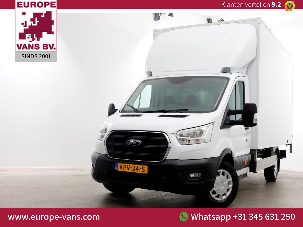 Ford Transit - 350 2.0 TDCI 130pk Trend Bakwagen met achterdeuren H231cm 06-2022 - AutoWereld.nl