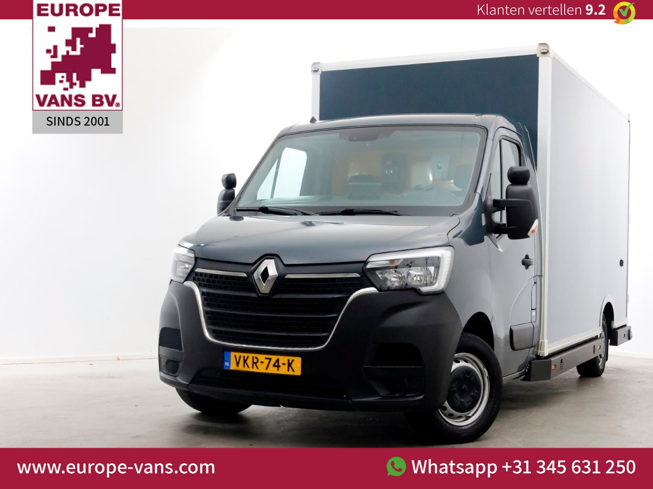 Renault Master - T35 2.3 DCI 150pk Automaat Lowliner Bakwagen met deuren 06-2021 - AutoWereld.nl