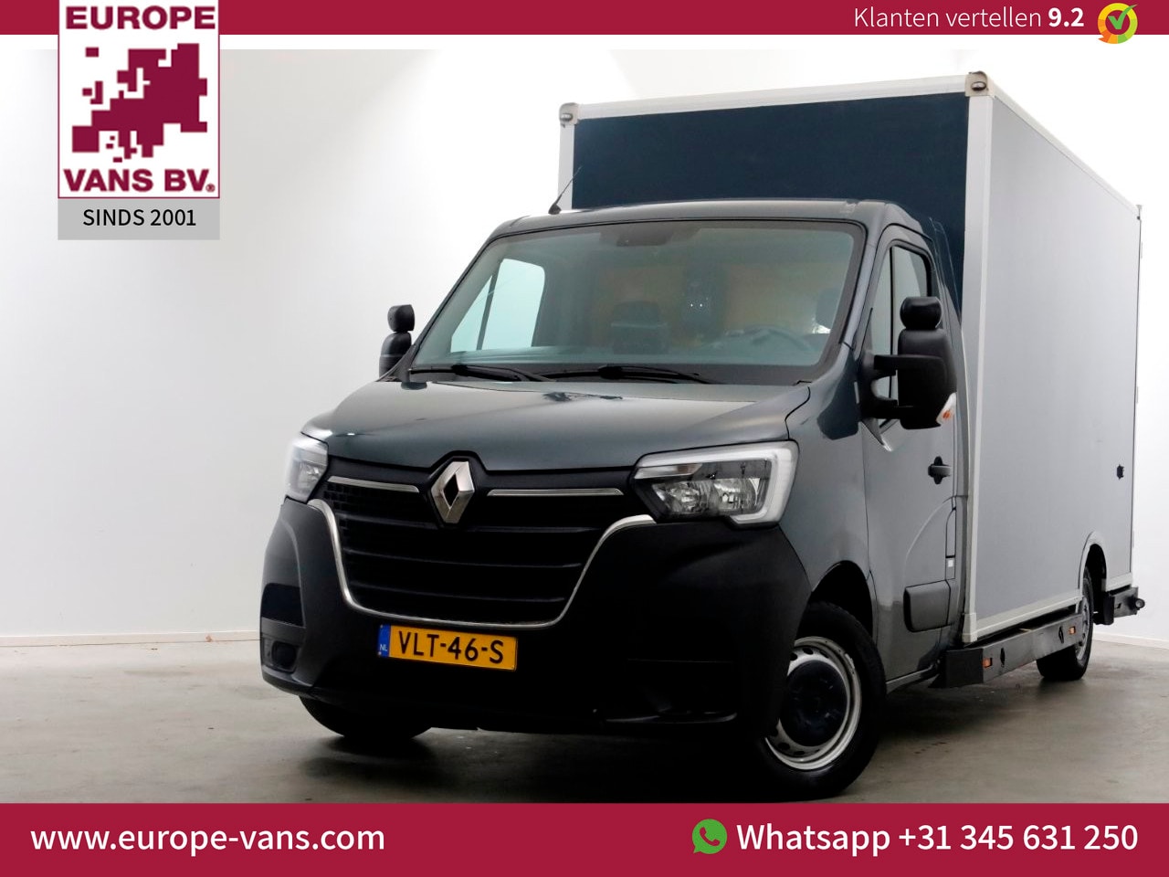 Renault Master - T35 2.3 DCI 150pk Automaat Lowliner Bakwagen met deuren 10-2021 - AutoWereld.nl