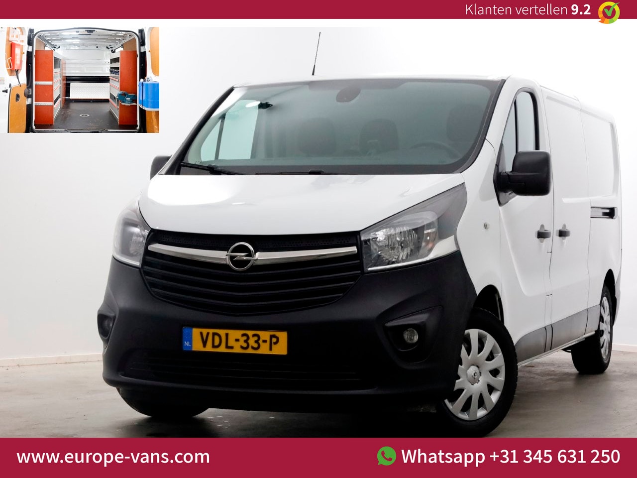 Opel Vivaro - 1.6 CDTI 125pk E6 L2H1 Edition Navi/Camera/Inrichting/2x Schuifdeur 11-2019 - AutoWereld.nl