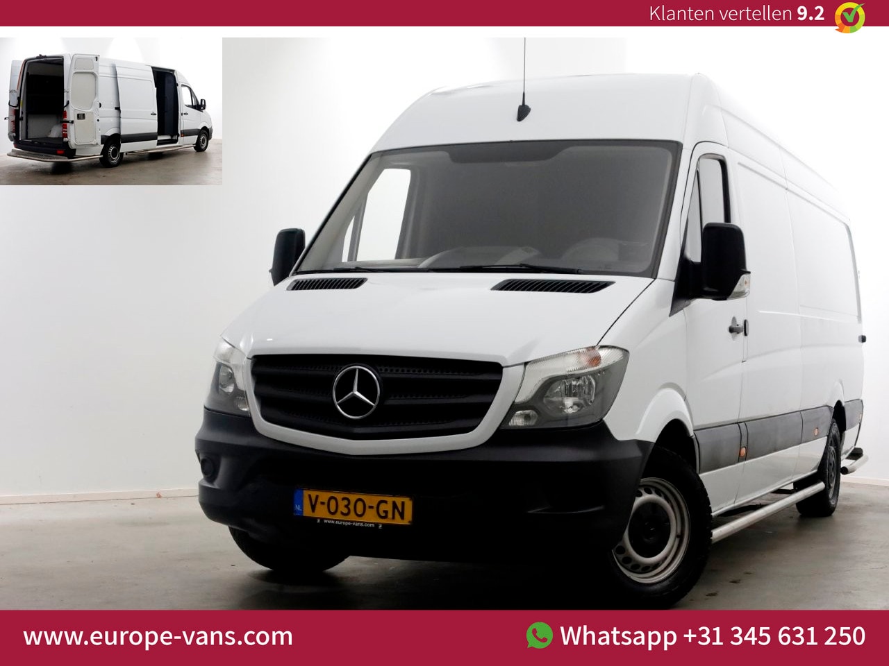 Mercedes-Benz Sprinter - 316 NGT 1.8 157pk E6 CNG/Aardgas L3H2 Maxi Automaat 07-2017 - AutoWereld.nl