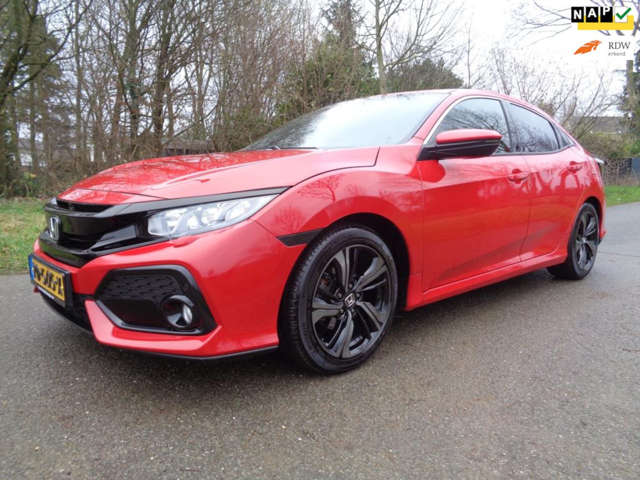 Honda Civic - 1.0 i-VTEC Turbo Elegance Acc! Volle auto! NAP! - AutoWereld.nl