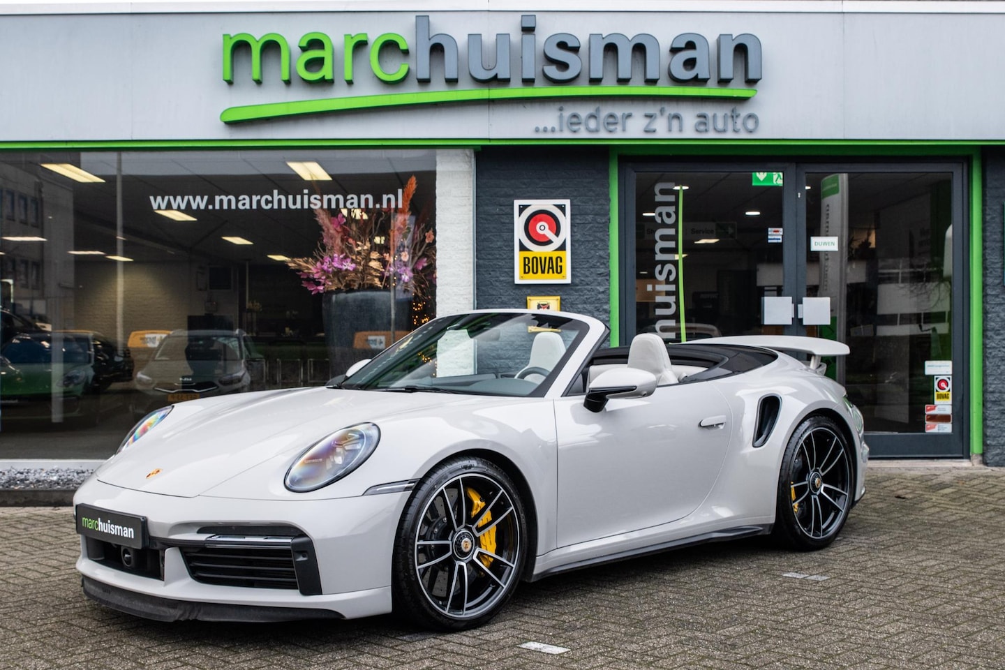 Porsche 911 Cabrio - 3.8 Turbo S / 1E EIG / INNODRIVE / NACHTZICHT - AutoWereld.nl