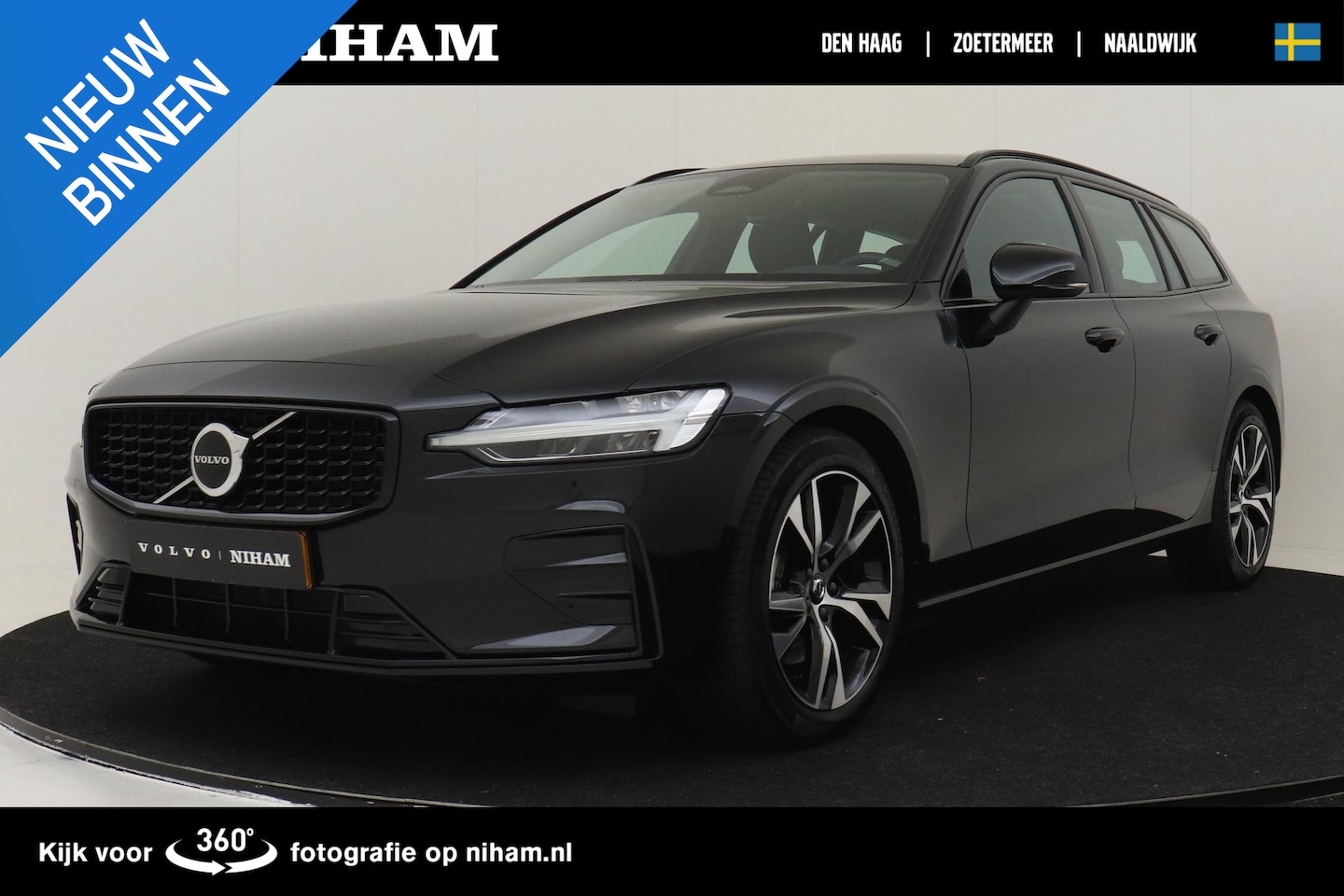 Volvo V60 - B4 (M-HYBRID) PLUS DARK -CAMERA|ADAP.CRUISE|POWER-SEATS|TREKHAAK - AutoWereld.nl