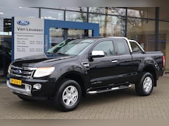 Ford Ranger - 2.2 TDCi LIMITED SUPER CAB NAVI CAMERA LEDER+STOELVERWARMING TREKHAAK ROLLBAR PARKSENSOREN