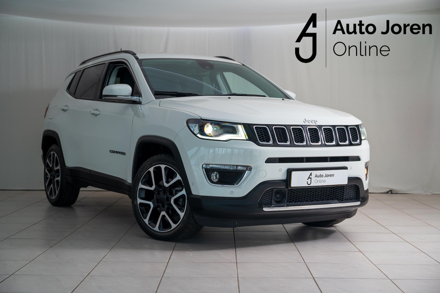 Jeep Compass - 1.3T Limited zeer luxe, automaat, All season banden, hoge instap, camera achter, parkeerse - AutoWereld.nl