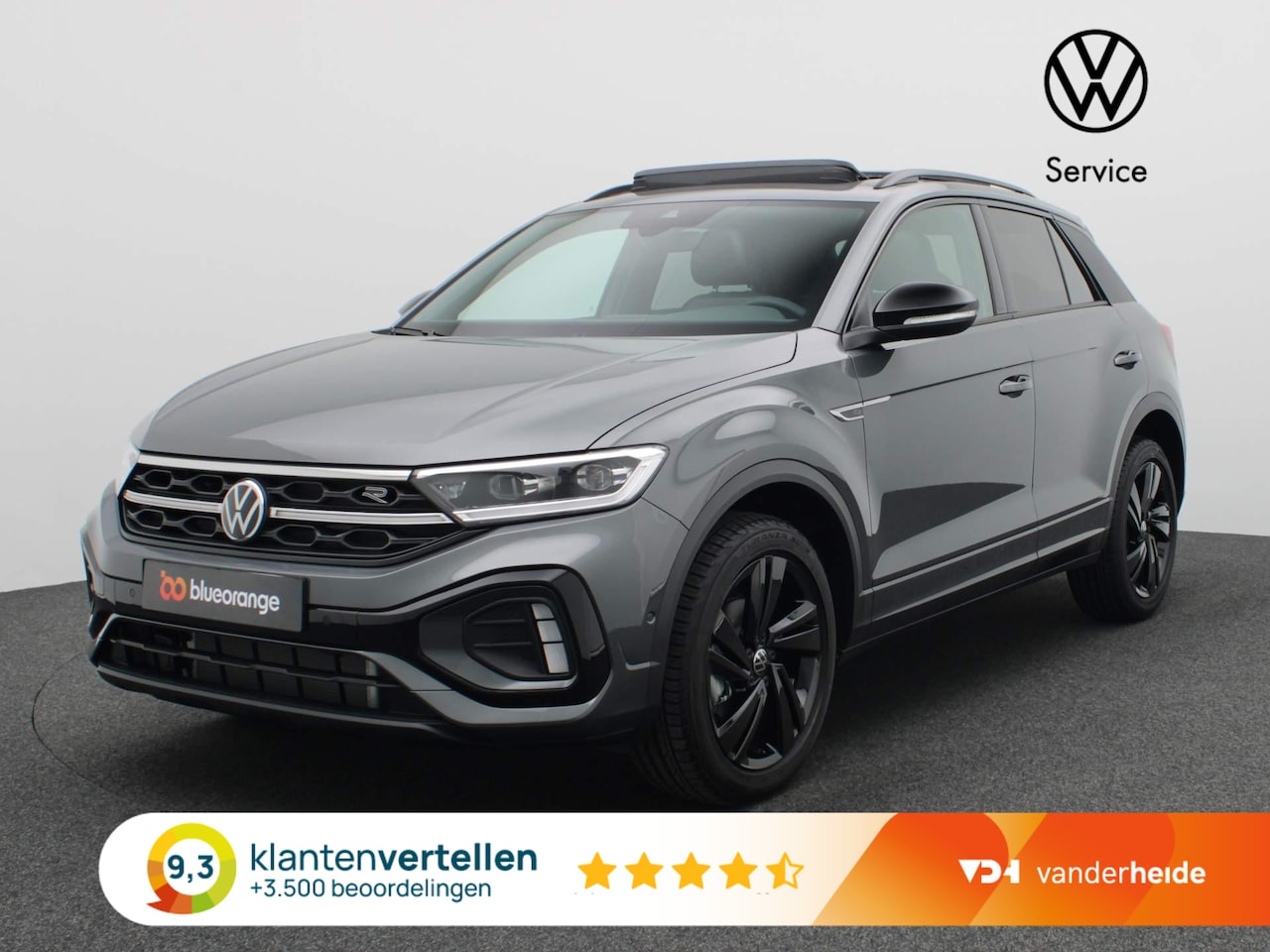 Volkswagen T-Roc - 1.5 TSI R-Line Business 150PK DSG Black Style, trekhaak, LED-Matrix, keyless Entry & Start - AutoWereld.nl