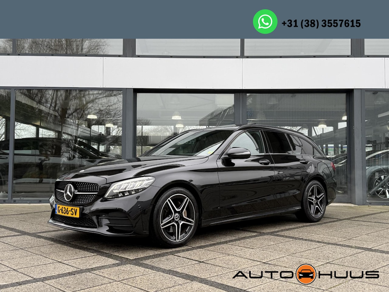 Mercedes-Benz C-klasse Estate - 160 Aut. AMG Sport Sol. S-dak Virtual Leder - AutoWereld.nl