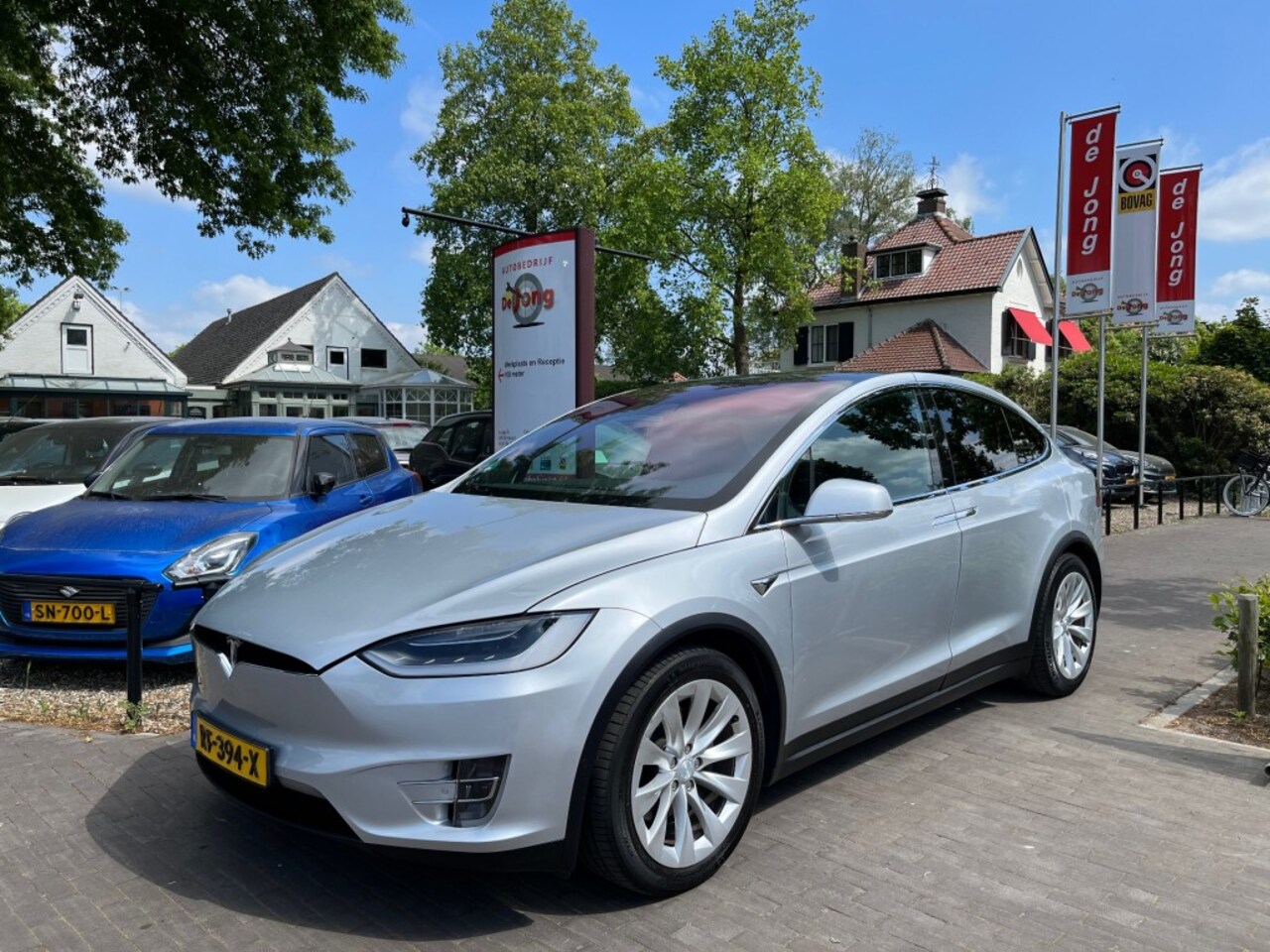 Tesla Model X - 90D BASE *INCL. BTW* AWD / AFN. TREKHAAK *2250KG* / CAMERA / NAV - AutoWereld.nl