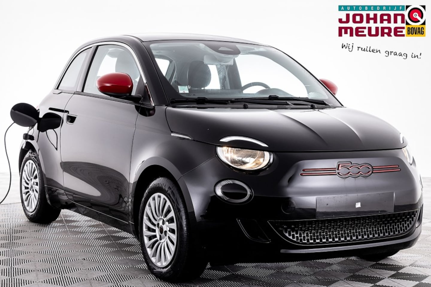 Fiat 500e - RED 42 kWh | NAVI | ECC . - AutoWereld.nl