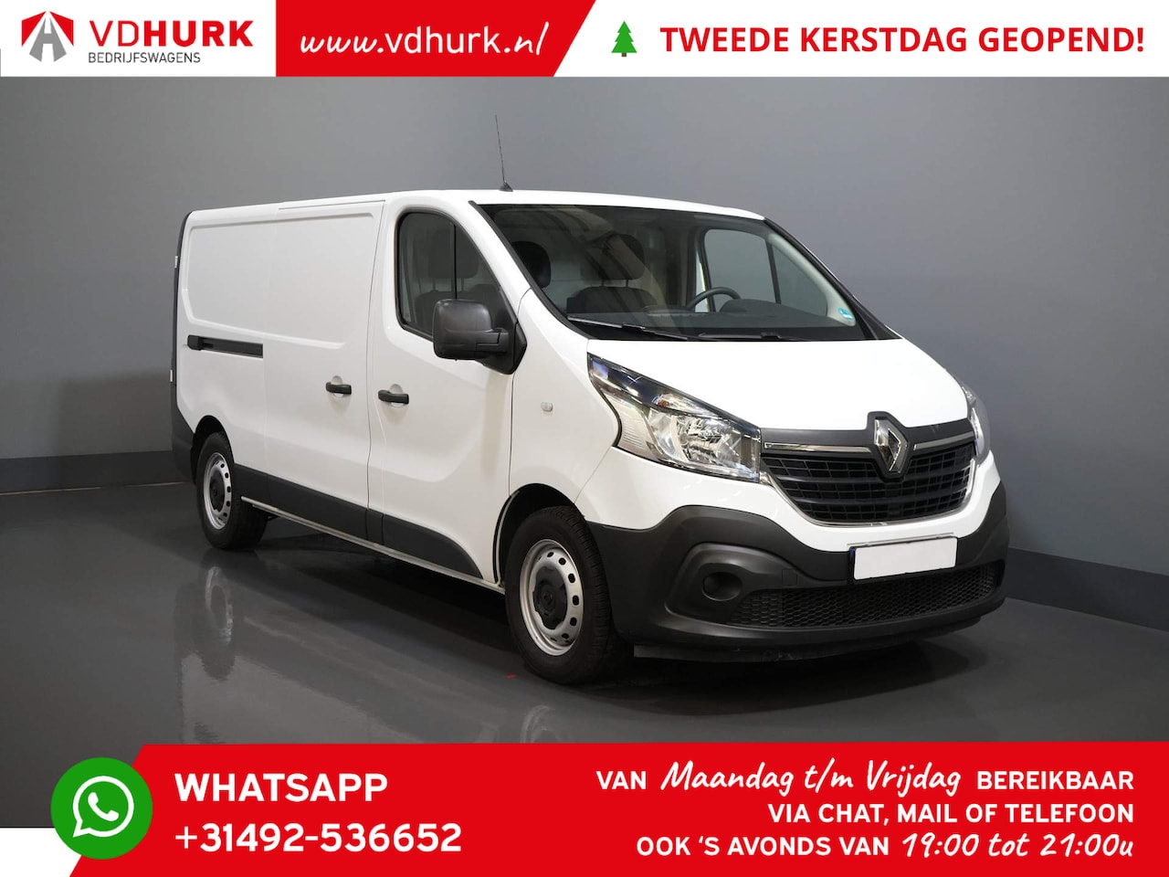 Renault Trafic - 2.0 dCi 120 pk L2 3 Pers./ Keyless/ Airco/ PDC - AutoWereld.nl