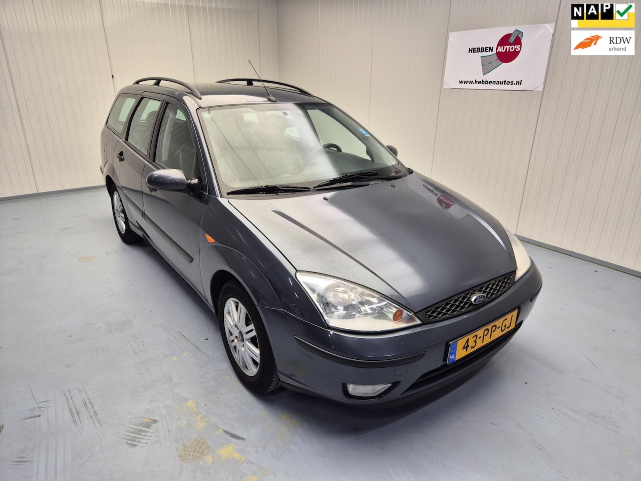 Ford Focus Wagon - 1.6-16V Futura Airco Ecc Leer Alu Velgen Trekhaak - AutoWereld.nl