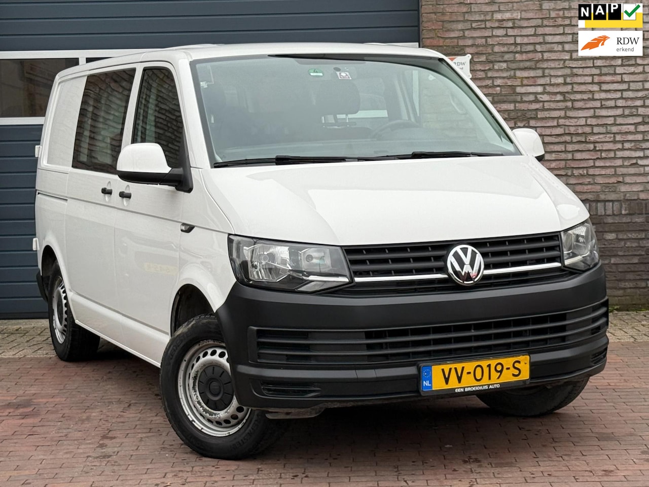 Volkswagen Transporter - 2.0 TDI L1H1 Comfortline Dubbel Cabine|Airco - AutoWereld.nl