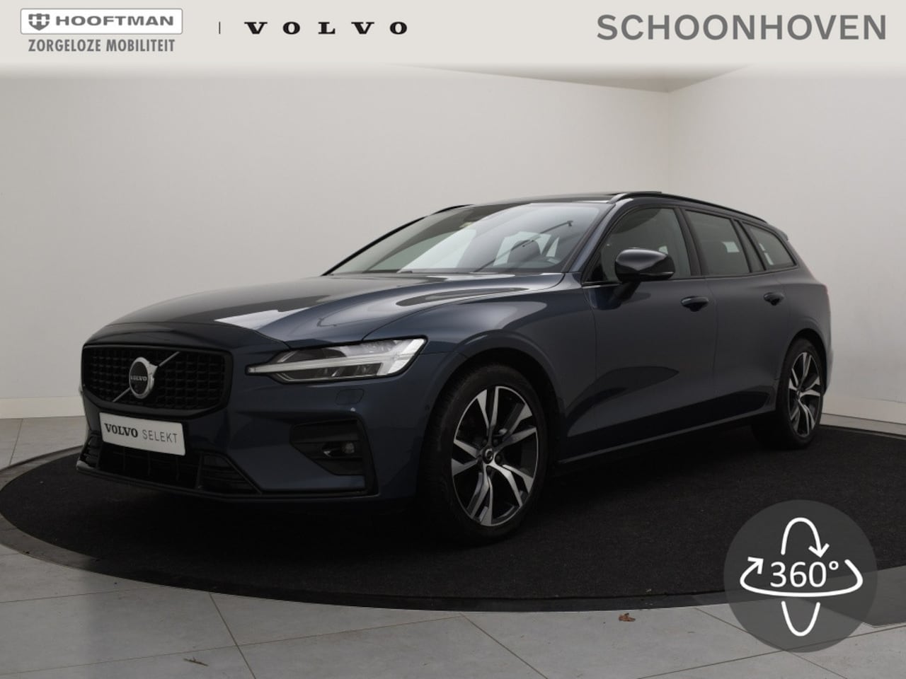 Volvo V60 - B3 AUT(7) PLUS DARK SCHUIFDAK 360GR CAM HARMAN KARDON TREKHAAK - AutoWereld.nl