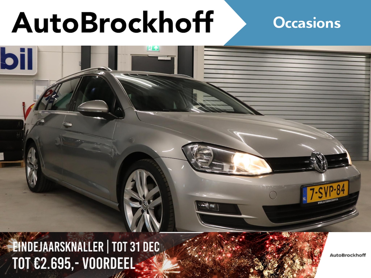 Volkswagen Golf Variant - 1.4 TSI Highline Nieuwe Motor | Navi | Panoramadak | Climate | 18inch L.M. Velgen | Blueto - AutoWereld.nl