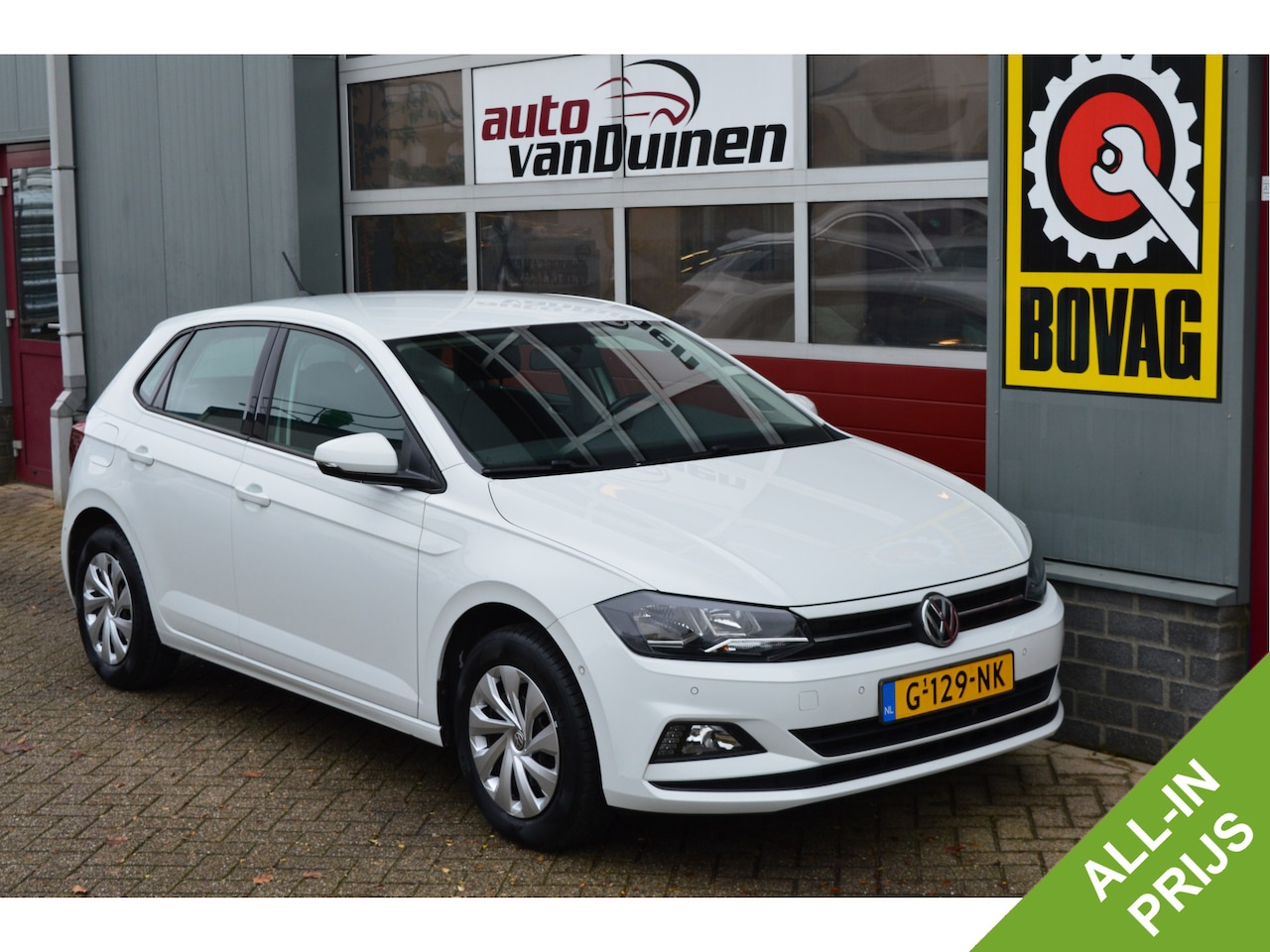 Volkswagen Polo - 1.0 TSI Comfortline O.a: PDC, DAB, ACC, Airco. Nieuwe banden, Rijklaar, Etc. All-in prijs! - AutoWereld.nl