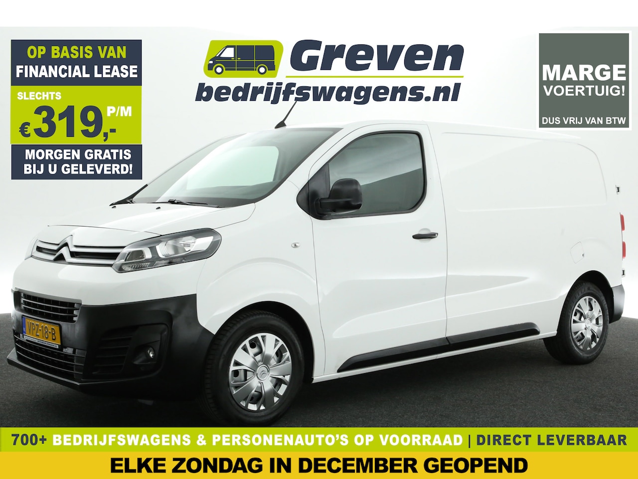 Citroën Jumpy - 1.6 BlueHDI L2H1 Marge Cruise Parkeersensoren Elektrpakket Schuifdeur - AutoWereld.nl