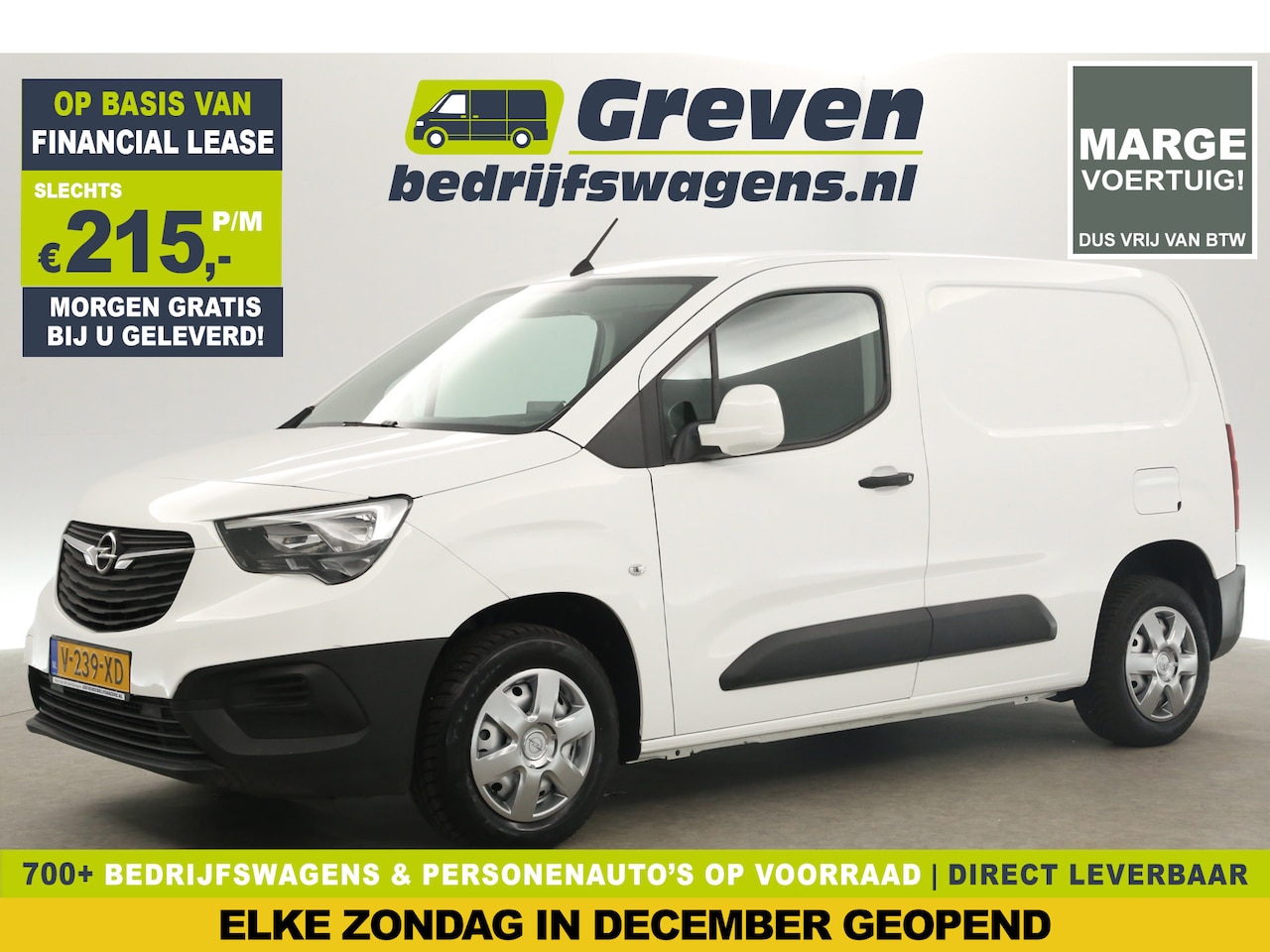 Opel Combo - 1.6D L1H1 Marge Airco Carplay Crusie Navi Parkeersensoren Elektrpakket Schuifdeur - AutoWereld.nl