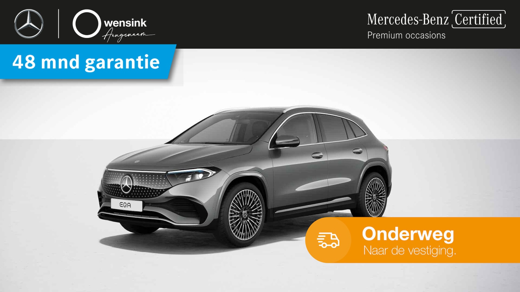 Mercedes-Benz EQA - 250 AMG Line 67 kWh | Burmester | Panoramadak | 20" lichtmetalen velgen | Trekhaak | 360 g - AutoWereld.nl