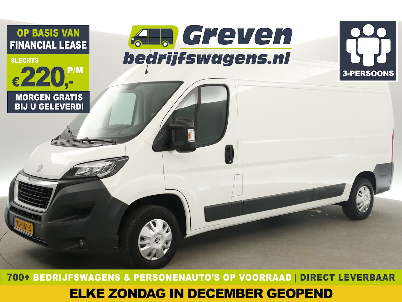 Peugeot Boxer - 333 2.2 HDI L3H2 Airco Camera Cruise Parkeersensoren 3 Persoons Elektrpakket Schuifdeur - AutoWereld.nl