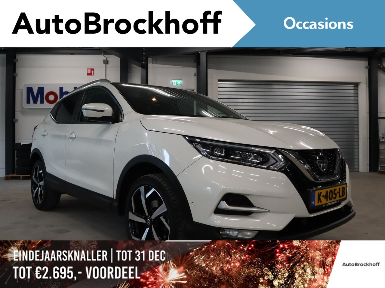 Nissan Qashqai - 1.3 DIG-T Tekna | Apple Carplay & Android Auto | Navi | 360 Camera | 19 inch L.M. Velgen | - AutoWereld.nl