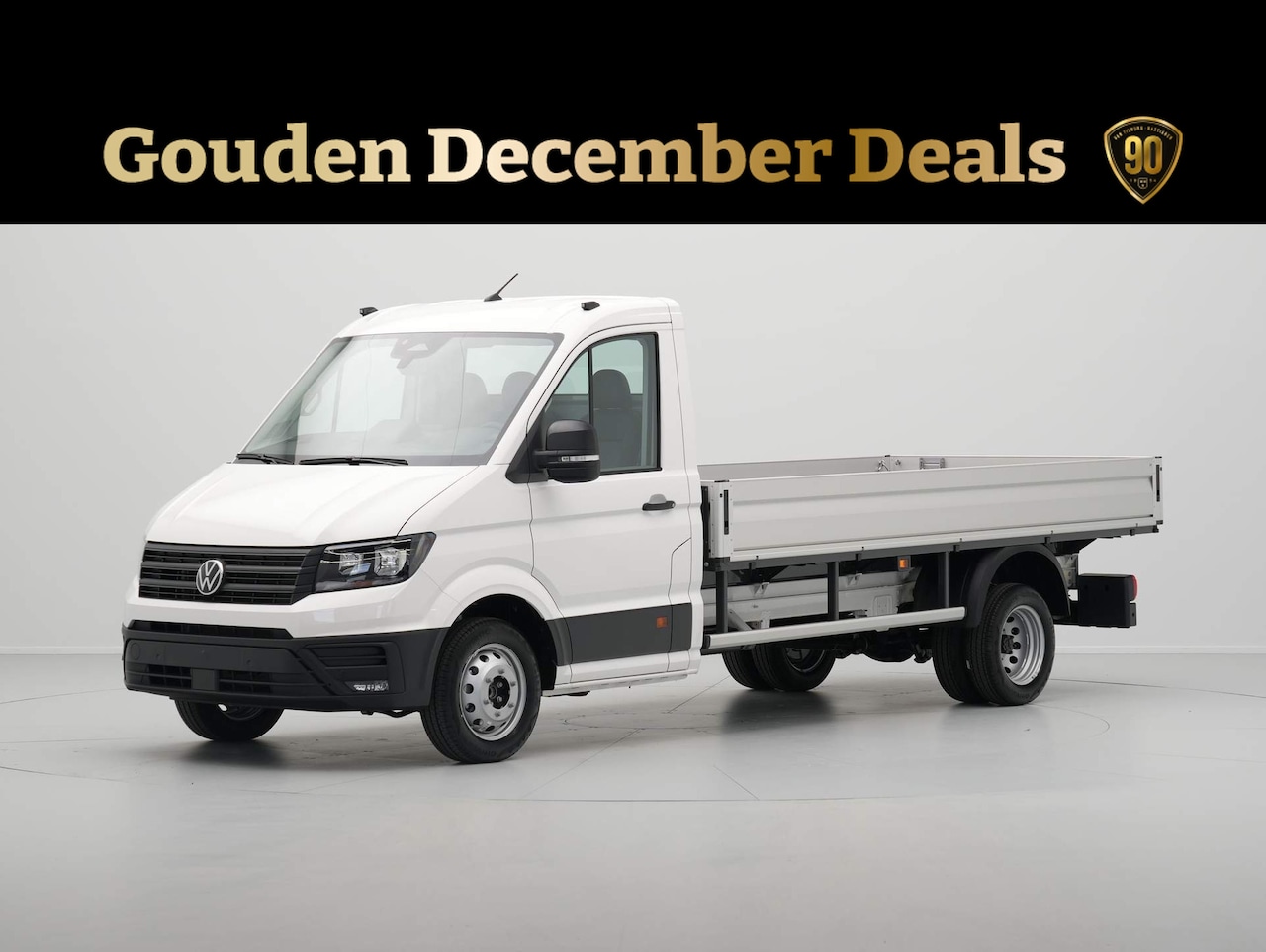 Volkswagen Crafter - Pick-Up 2.0 TDI 120kW 164PK GVW 5.0T L4 DL Highline EURO VI RWD teruggekeurd naar 3.5T vra - AutoWereld.nl