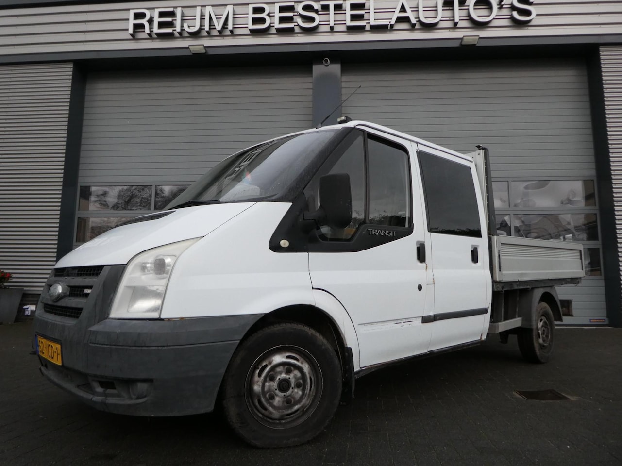 Ford Transit - 260S 2.2 TDCI doka pritche open laadbak pickup - AutoWereld.nl