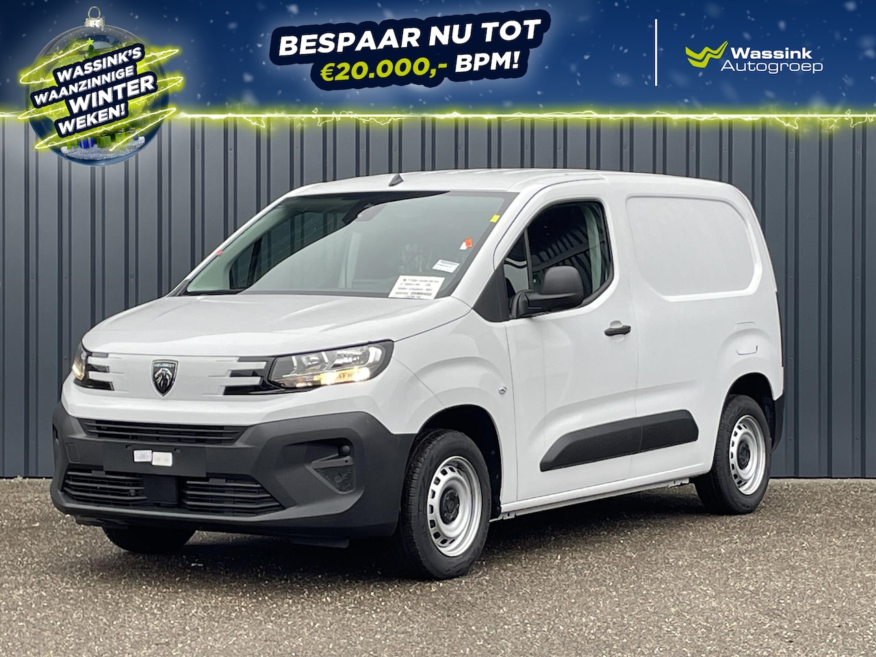 Peugeot Partner - 1.5 BlueHDi 100pk S&S L1 | DAB Radio | Houten laadruimte vloer | - AutoWereld.nl