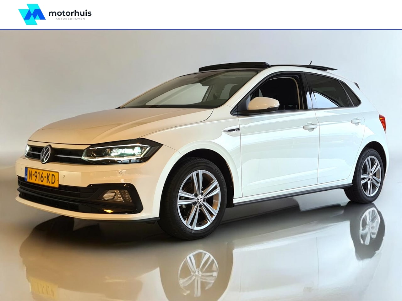 Volkswagen Polo - 1.0 TSI 95pk AUTOMAAT Highline Business R-Line PANO VIRTUAL FULL LED WINTERPACK CAMERA - AutoWereld.nl