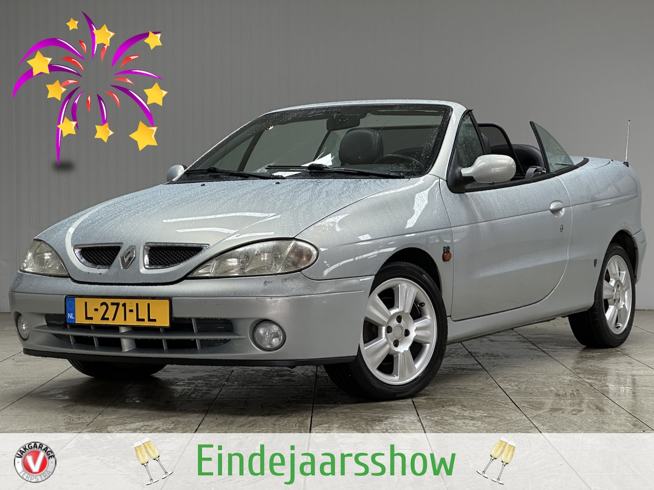 Renault Mégane Cabrio - 2.0-16V Privilège/ Cabrio!/ Stoelverw./ Apple+Android/ LEDER/ Airco/ Bluetooth/ Radio+USB/ - AutoWereld.nl