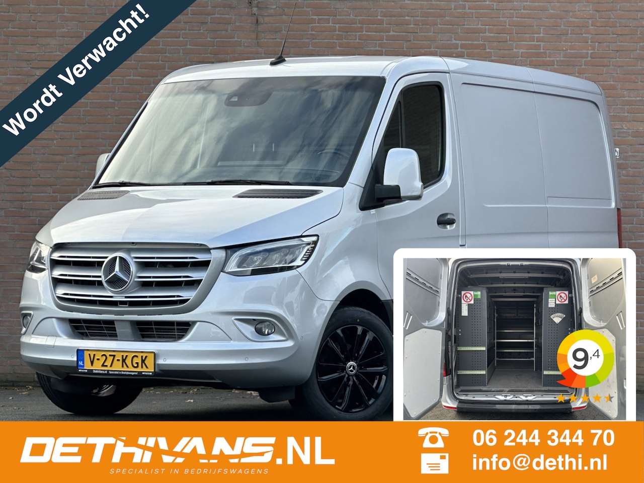 Mercedes-Benz Sprinter - 314CDI 143PK 9G-Tronic / M-Bux / Distronic /Complete inrichting - AutoWereld.nl