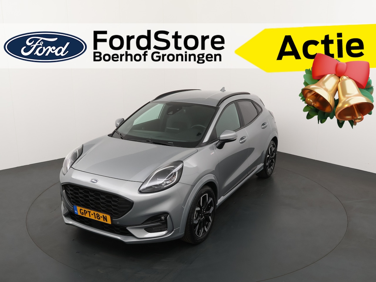 Ford Puma - EcoBoost Hybrid 125 pk ST-Line X Trekhaak | Camera | LED | B&O | Half leer | 18" | Apple C - AutoWereld.nl