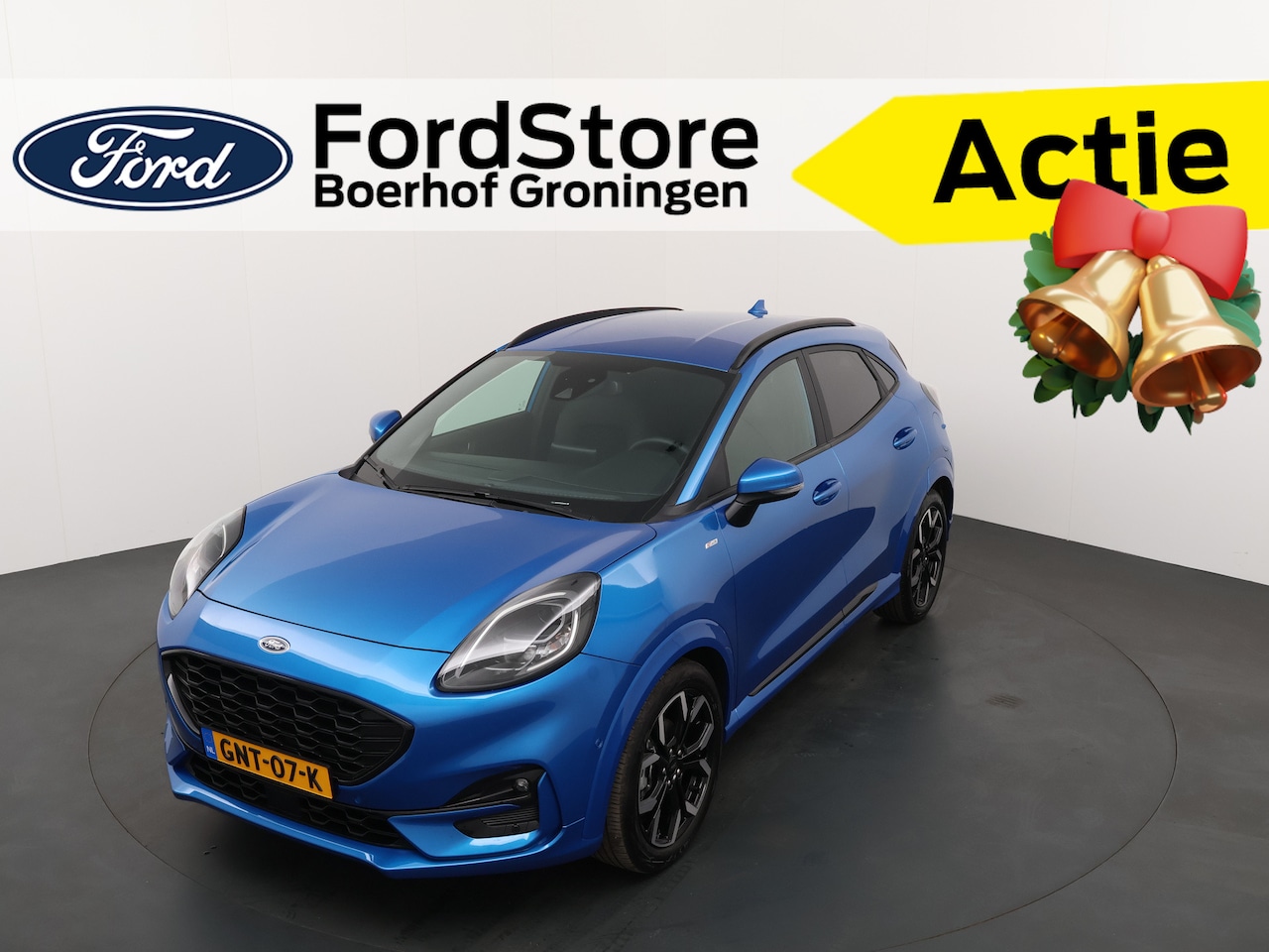 Ford Puma - EcoBoost Hybrid 125 pk ST-Line X Trekhaak | Camera | LED | B&O | Half leer | 18" | Apple C - AutoWereld.nl