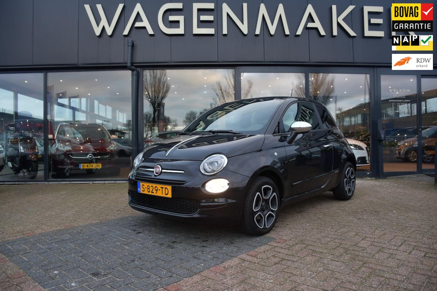 Fiat 500 - 1.0 Hybrid Club Clima|Cruise|CARPLAY|Mooie bak! - AutoWereld.nl