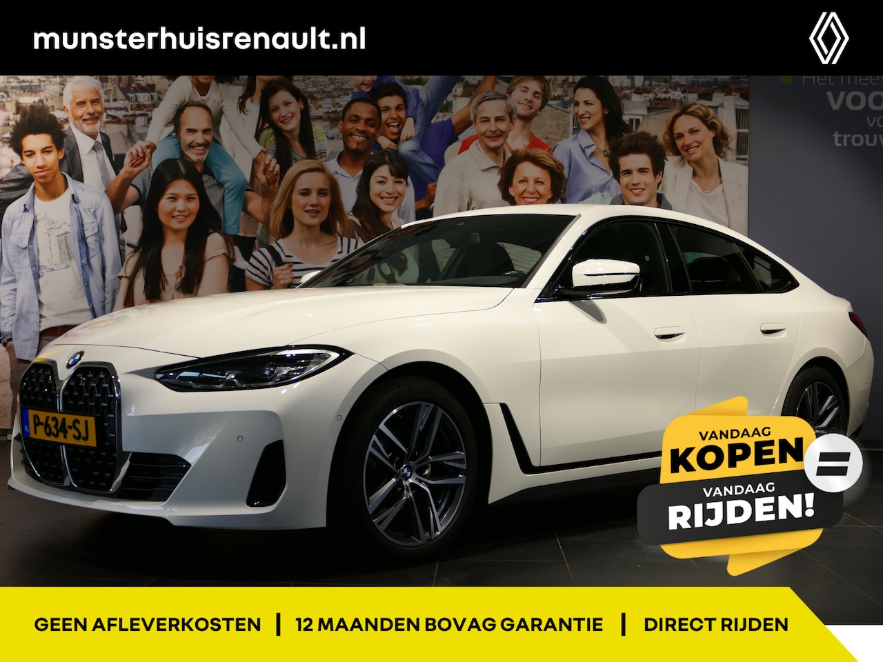 BMW 4-serie Gran Coupé - 420i High Executive * VANDAAG KOPEN = VANDAAG RIJDEN* 18"LMV, M-Pakket, Camera, Leder, Ver - AutoWereld.nl