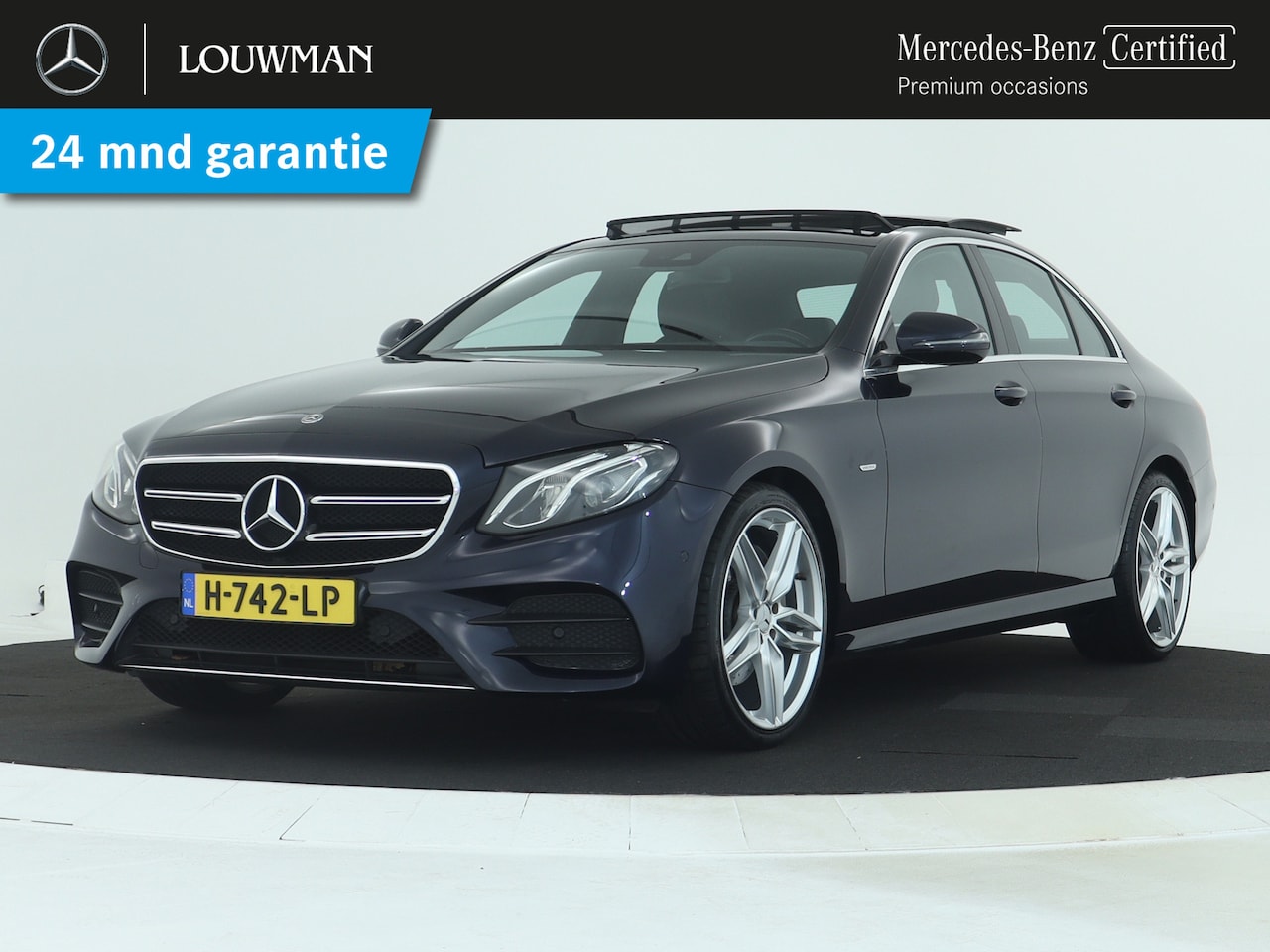 Mercedes-Benz E-klasse - 200 Business Solution AMG | Panoramadak | 5 spaaks AMG velgen | Wide screen | Parking supp - AutoWereld.nl