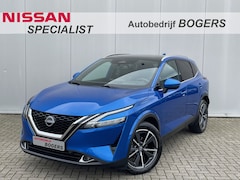 Nissan Qashqai - 1.3 MHEV Tekna Plus Automaat Navigatie, Panoramadak, Leder, 19"Lm, LED, 360 Camera, Adapti