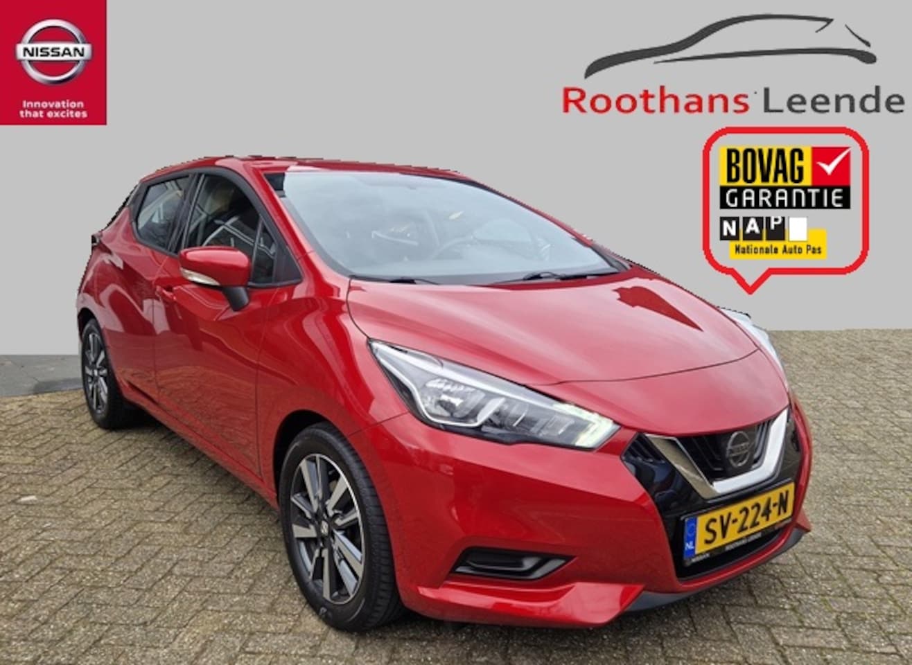 Nissan Micra - 1.0 71PK Acenta Apple CarPlay & 16'' Lichtmetalen velgen - AutoWereld.nl