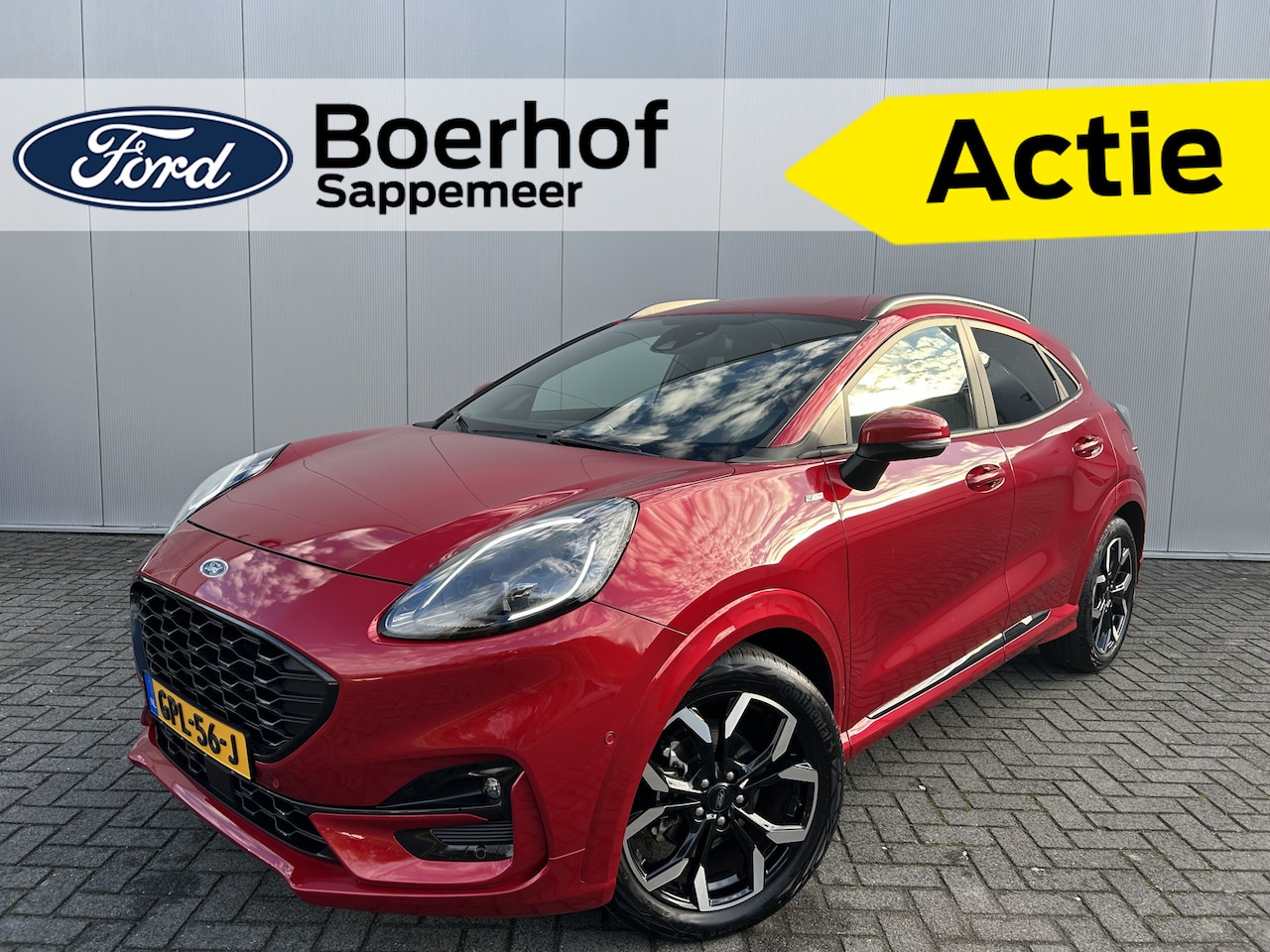 Ford Puma - EcoBoost Hybrid 125 pk ST-Line X | Camera | LED | B&O | Half leer | 18" | Apple Carplay | - AutoWereld.nl