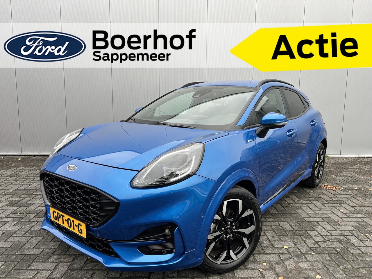 Ford Puma - EcoBoost Hybrid 125 pk ST-Line X | Camera | B&O | Half leer | 18" | Apple Carplay | Navi | - AutoWereld.nl