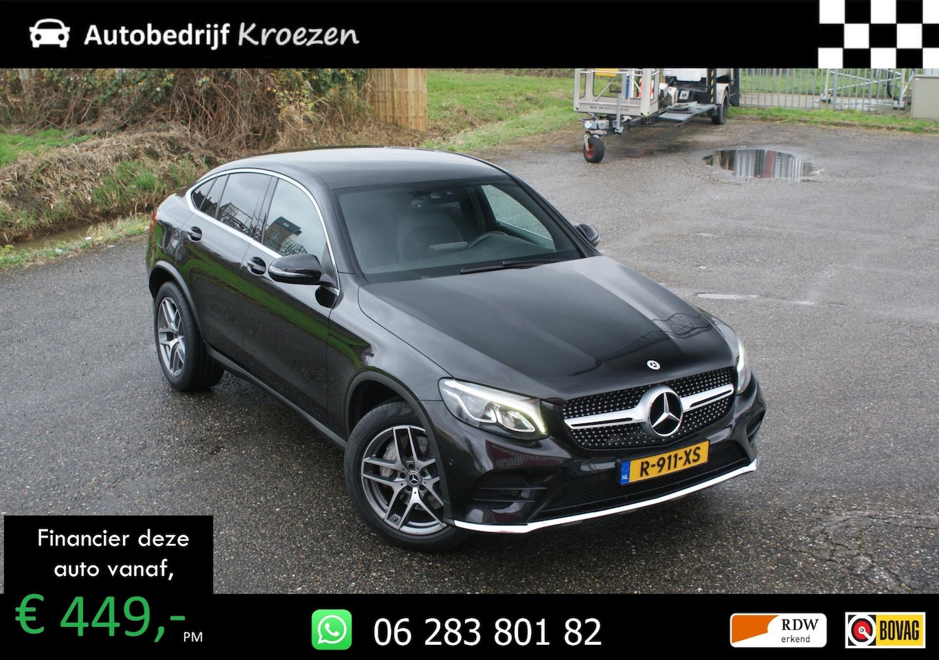 Mercedes-Benz GLC-klasse Coupé - 250 4MATIC Premium Plus ///AMG Pakket | Burmester | Camera | - AutoWereld.nl