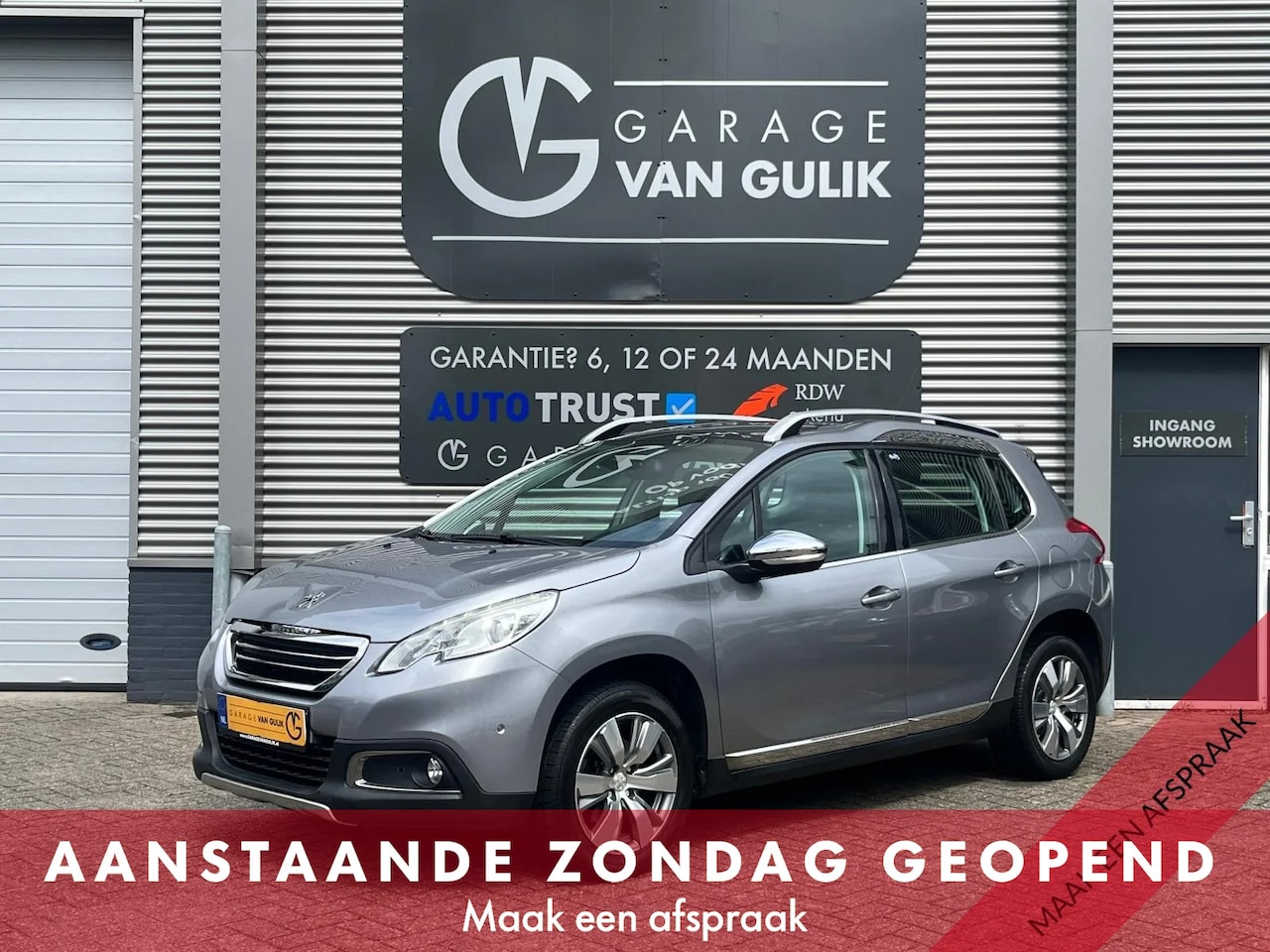 Peugeot 2008 - 1.2 PureTech 131PK Allure Navi,Clima,Cruise,Trekhaak,Panodak,Stoelverw,PdcV+A,Leder/Stof,I - AutoWereld.nl