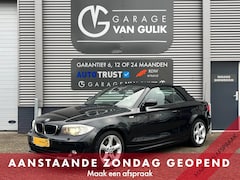 BMW 1-serie Cabrio - 118i 143PK High Executive Automaat, Clima, Cruise, Navi, Leder, Windscherm, Stoelverw., Xe