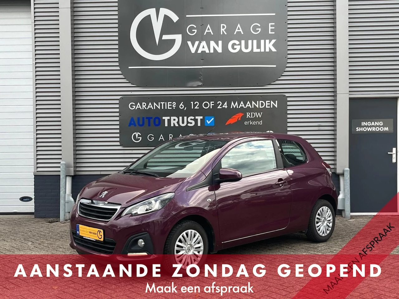 Peugeot 108 - 1.0 e-VTi 69PK Airco,Led,Isofix,Stuurb.,Bluetooth,Pdc,Isofix,Usb/Aux, - AutoWereld.nl