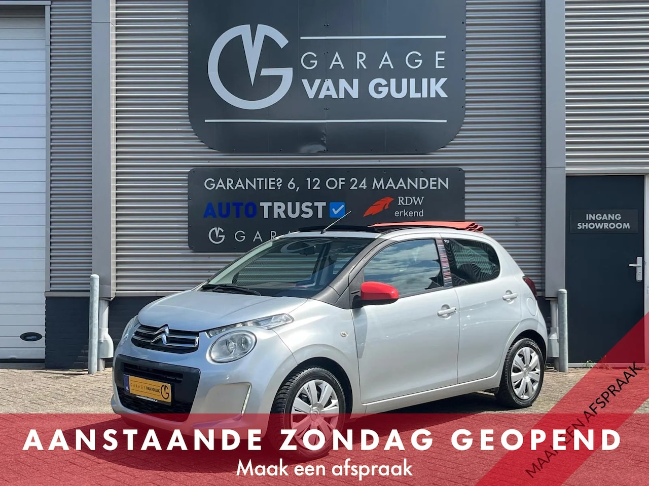 Citroën C1 - 1.0 e-VTi 69PK Airscape Airco,Cruise,Bluetooth,Isofix,Stuurb.,OpenDak,Led, - AutoWereld.nl