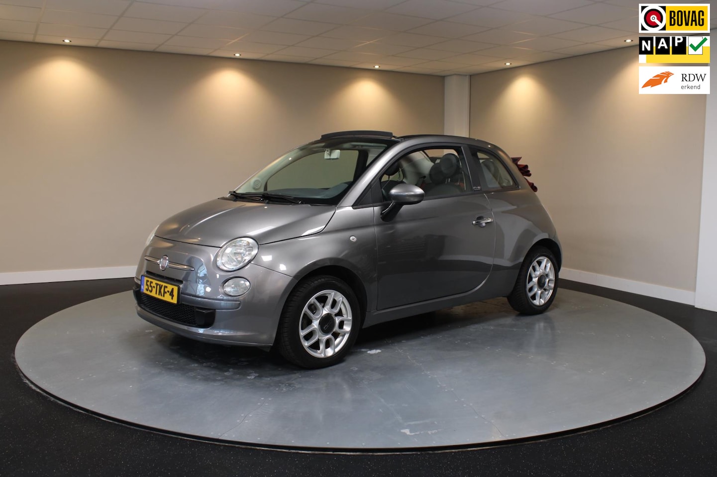 Fiat 500 C - 1.2 Pop *Distributie VV* NAP|PDC|Cabrio - AutoWereld.nl